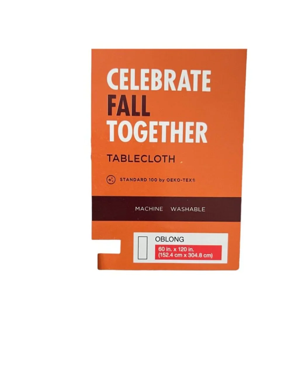 Celebrate Fall Together Pumpkin Toss Tablecloth Oblong 60